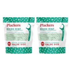 plackers 派樂絲 微細薄荷牙線, 8cm, 300入, 2個