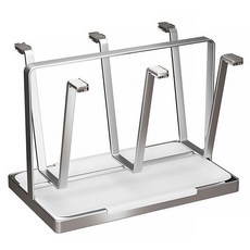 Living Gonggam 不鏽鋼多功能杯架瀝水架, 銀, 1個