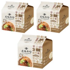 老鍋米粉 湯米粉 香菇肉燥風味 1人份 純米米粉, 240g, 3袋