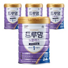 트루맘 뉴클래스 슈퍼프리미엄 분유 1단계, 800g, 4개