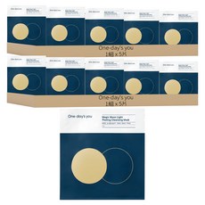 One-day's you 魔力月光潔淨面膜, 5片, 2組