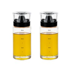 키텐실 시노글라스 신형 오일병 블랙, 170ml, 2개