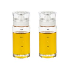 시노글라스 키텐실 비스포크 실리콘 오일병 S Cap 크림화이트, 170ml, 2개