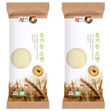 JUNGDAMUN 유기농 소면, 600g, 2개