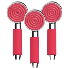 CEBIEN Punch彩色手持蓮蓬頭, 3個, 粉色