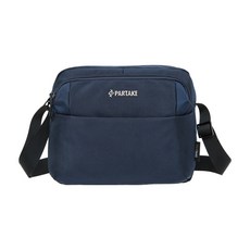 PARTAKE 休閒側背包 深藍色 PT22-G6-64NY 100%聚酯纖維, 26 x 21 x 7cm