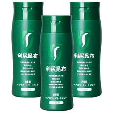 Sastty 利尻昆布 白髮專用染髮護髮乳, 200g, 3瓶, 黑色