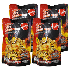 O-Yua 炸魚皮 麻辣燒烤風味, 20g, 4包