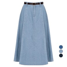 부루앤쥬디 클루 데님 롱 스커트 BORHDS501B