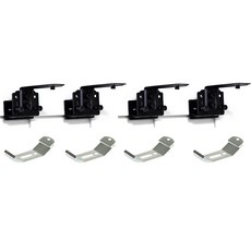 Winshop 免鑽孔黑色4號木百葉窗配件組, 1套, 混合顏色