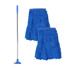 生活祕法 Leua Leua 不鏽鋼拖把桿與超細纖維拖把布2件組, 1套, 單色