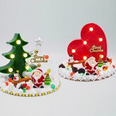 Marquee Light 字母燈 打造專屬氣氛燈 DIY 材料 2件組, 聖誕樹 + 愛心