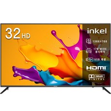 인켈 HD LED TV, PIH32H, 고객직접설치, 스탠드형, 81cm