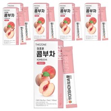 더존건강 더조은 콤부차 복숭아, 5g, 10개입, 6개