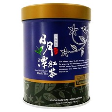 魚池鄉農會 精選茶葉 藏芽 台灣山茶樹種 大葉種紅茶, 50g, 1罐