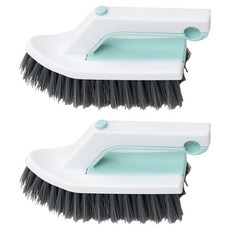 Inart 2in1 縫隙清潔刷 硬毛型, 2個, 淺藍色