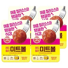 오뚜기 레드칠리 미트볼 렌지, 180g, 4개