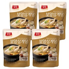 양반 보양삼계탕, 900g, 4개