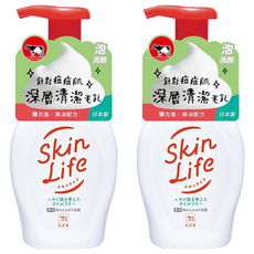 COW STYLE 牛乳石鹼 Skin Life 滋卿愛 泡洗顏，濃密彈力泡，洗後滋潤不緊繃, 160ml, 2件