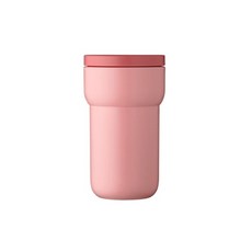 MEPAL 醇香輕巧杯 雙層PP材質 保溫30分鐘 100%防漏設計 食品安全認證, 北歐粉, 275ml, 1個