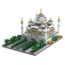 YZDiamond 大型迷你奈米積木 泰姬瑪哈陵 YBC-YZ068 2169p, 混合顏色, 1個