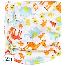 프리미엄 성인 천 기저귀 20 동물원, 1개입, 2개