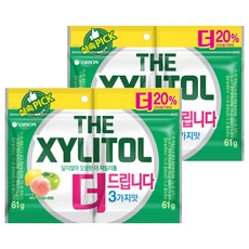 오리온 더 자일리톨 리필백, 61g, 4개