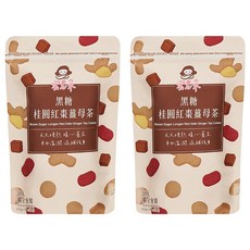 蜜思朵 黑糖桂圓紅棗薑母茶, 17g, 18顆, 2袋