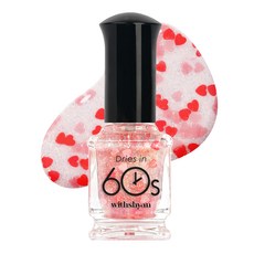 위드샨 60초 매니큐어, M018앨리스하트, 9ml, 1개