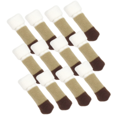 Three Sun 針織椅腳套 12入, 米色