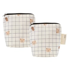 SEMOMS 保冷袋 2入, 02 小熊款(象牙白)