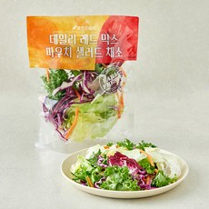 데일리 레드 믹스 파우치 샐러드 채소, 80g, 1개, 1개입