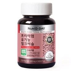 뉴트리디데이 프리미엄 유기농 식물성원료 밀크씨슬, 27g, 1개