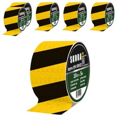高亮度反光膠帶, 6個, 黃色 黑色