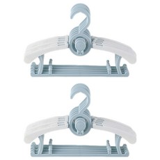 잇곰 아동용 미끄럼방지 옷걸이, 10개, 블루