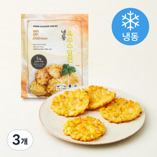 글로벌냉동식품 베트남산 옥수수알전 (냉동), 1kg, 3개