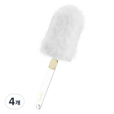 피어니스트 스틱 먼지털이 청소용품, 화이트, 4개