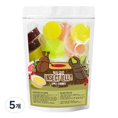 쥬맥스 곤충젤리, 혼합색상, 5개