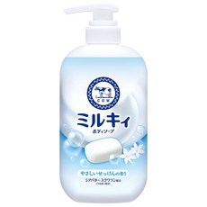 COW STYLE 牛乳石鹼 milky沐浴露溫和皂香, 500ml, 1瓶