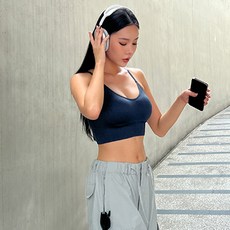 도로시와 풀샷브라 볼륨업 서포트 스포츠 브라탑 + 슬림패드