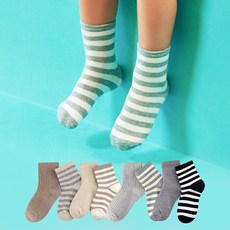SAESILRO 兒童中筒襪8雙