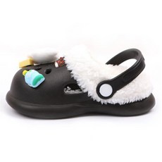 루루슈 아동용 코튼 강아지 파츠 털슬리퍼 BW165