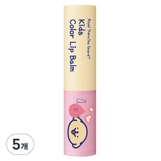 GOONGBE 宫中秘策 兒童彩色潤唇膏 3.3g, 5個, 經典香氣