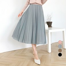 JAL BBA JEAN A字百褶裙