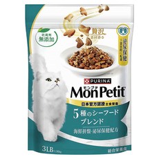 MonPetit 貓倍麗 成貓 海鮮拼盤乾飼料, 泌尿保健配方, 1.36kg, 1袋