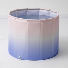 Market Plan 漸層折疊浴缸, 1個, 紫色