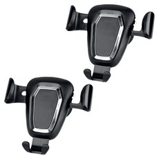 Secret 重力出風口智慧型手機支架, 混合顏色, 2個