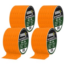 Skora 高亮度反光膠帶, 4個, 橘色