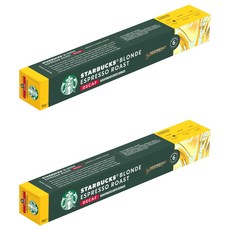 STARBUCKS 星巴克 黃金烘焙低咖啡因咖啡膠囊, 5.5g, 10顆, 2盒