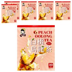 SIGNWIN 三得冠 白桃烏龍茶粉 3合1 20g 台灣高山水蜜桃原汁, 10包, 6盒